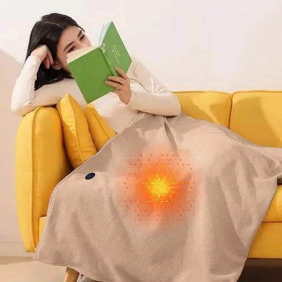 Rechargeable Heated & Wearable Blanket