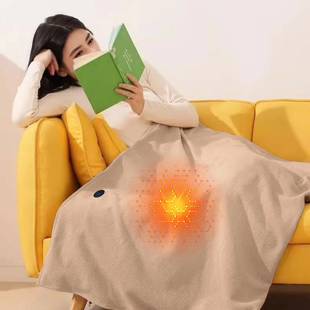 Rechargeable Heated & Wearable Blanket