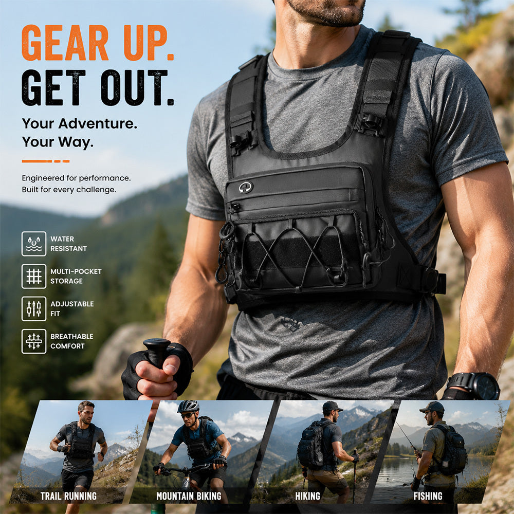 Tactical Hydration Chest Pack