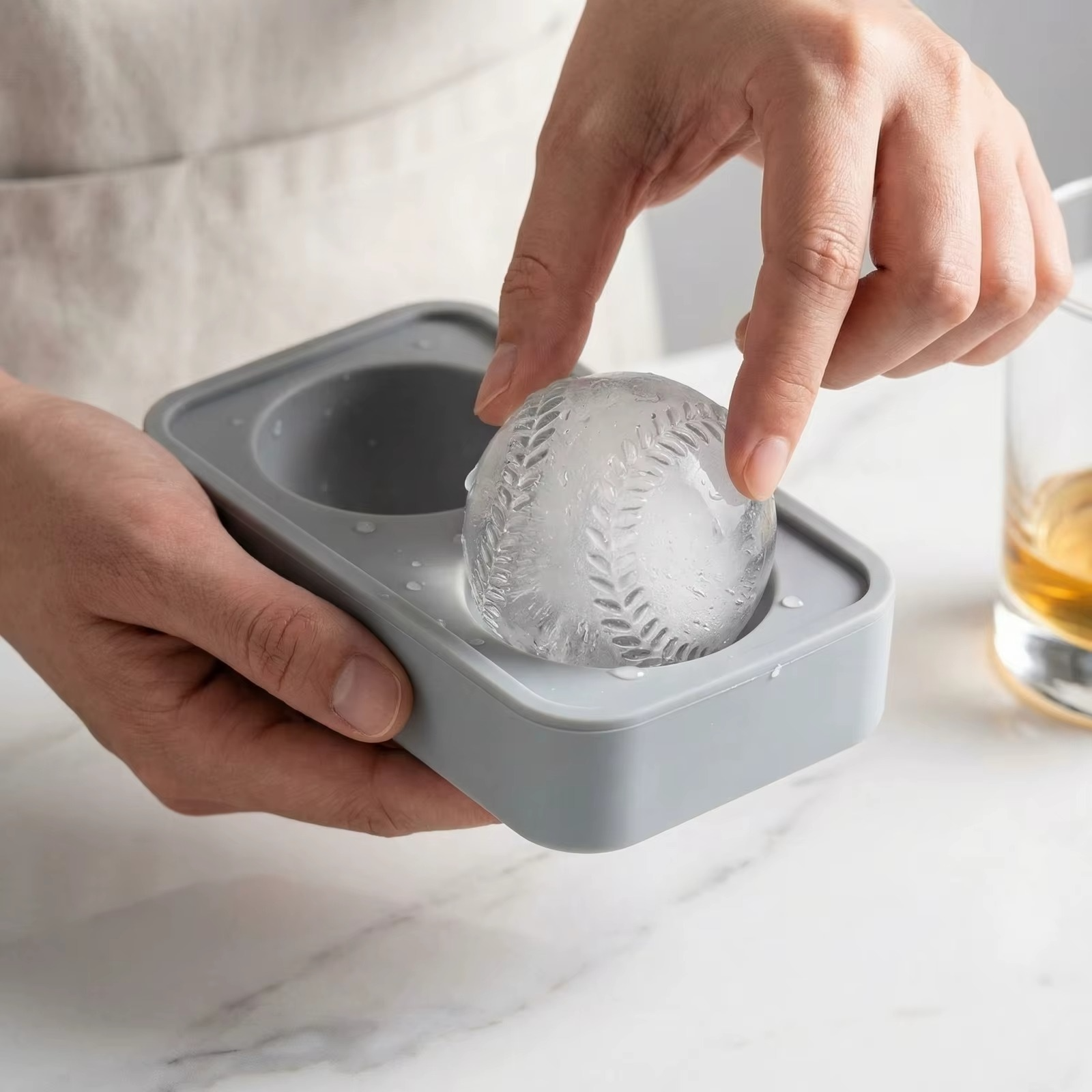 Baseball Ice Mold
