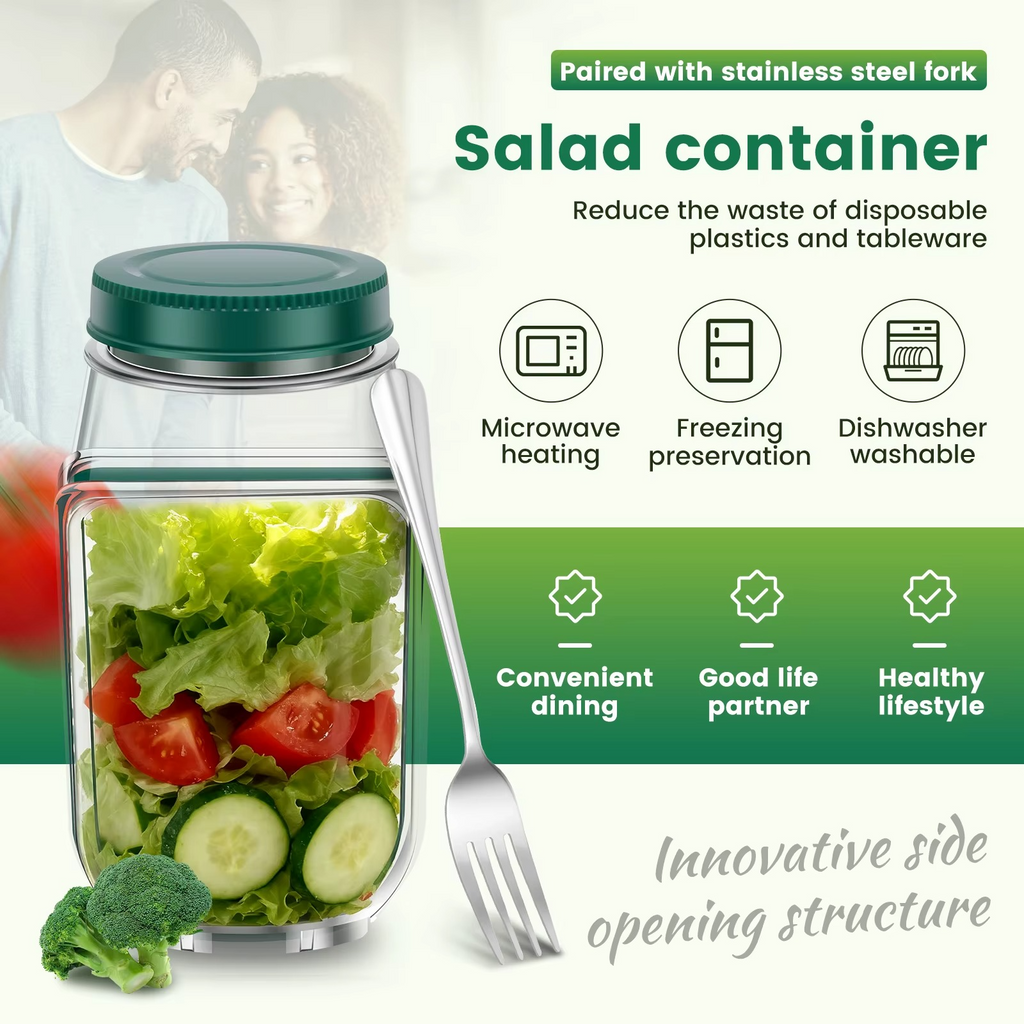 Vertical Layering Salad Storage Jar