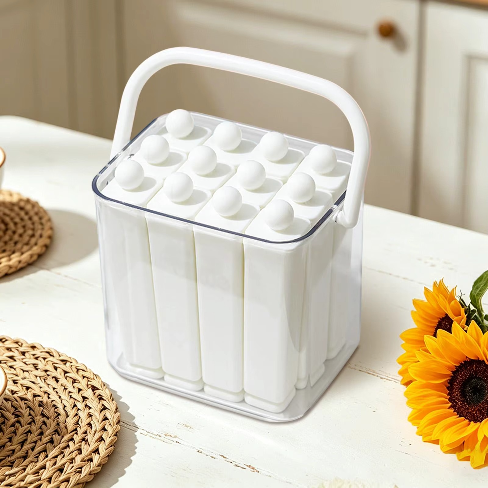 Silicone Popsicle Mold with Lid