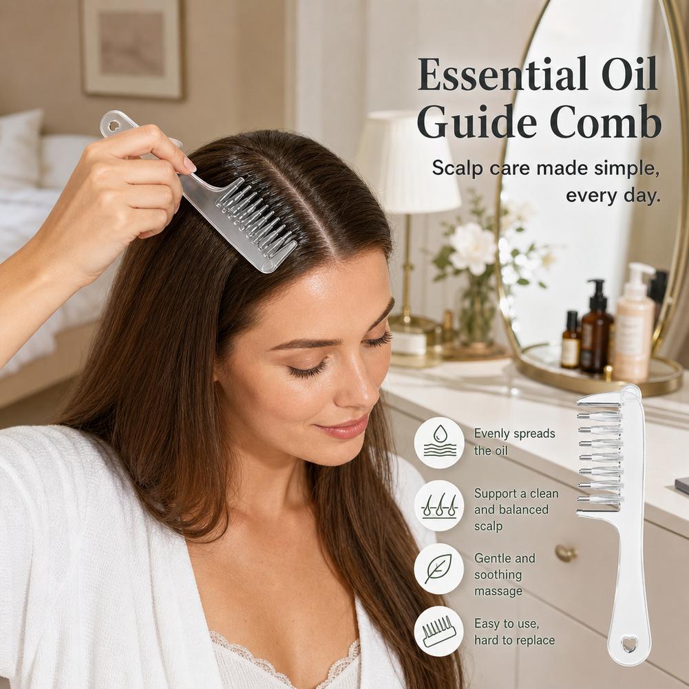 Liquid-Guiding Comb