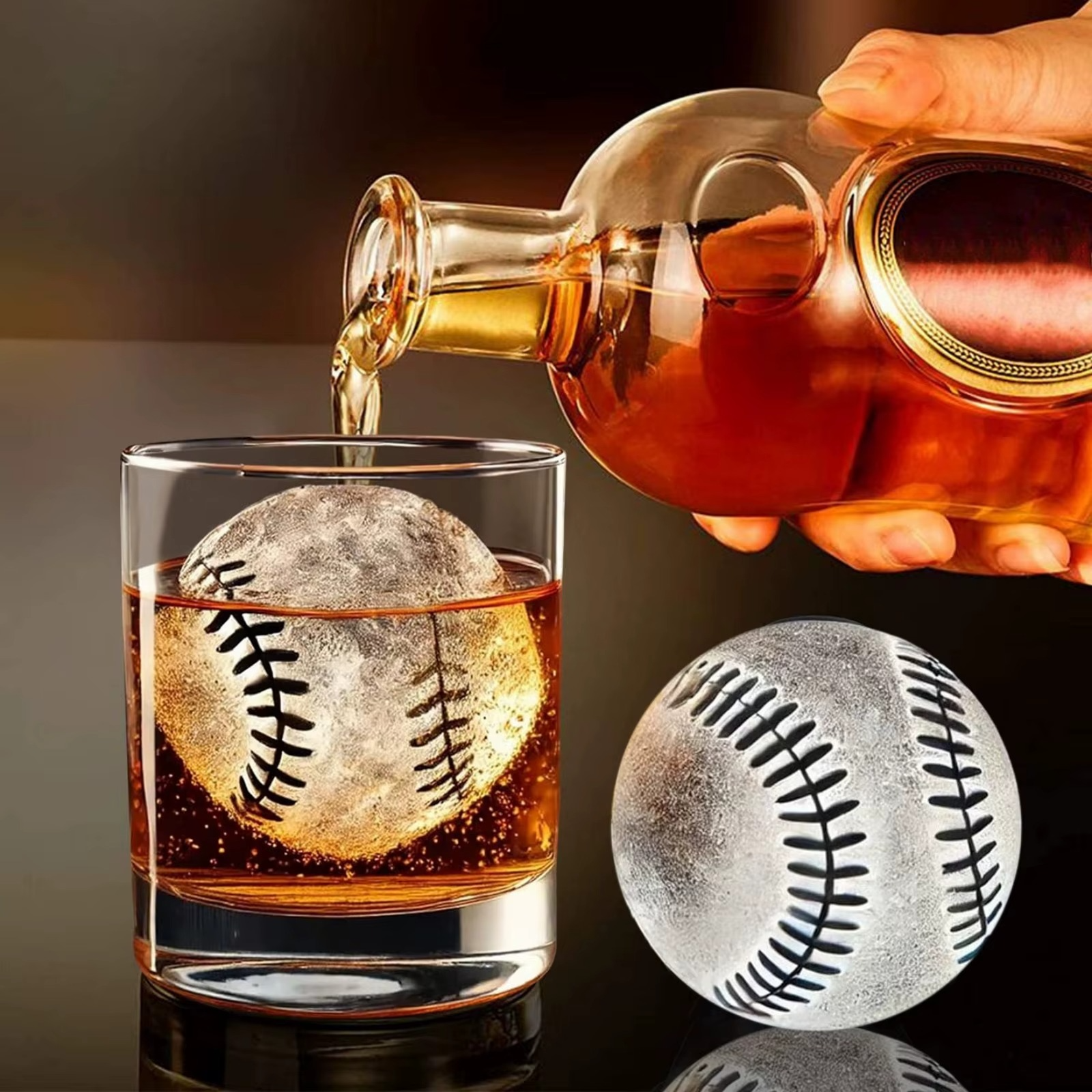Baseball Ice Mold