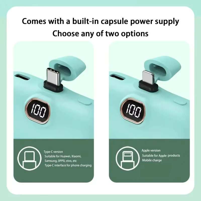 Mini Capsule Power Bank 22.5W