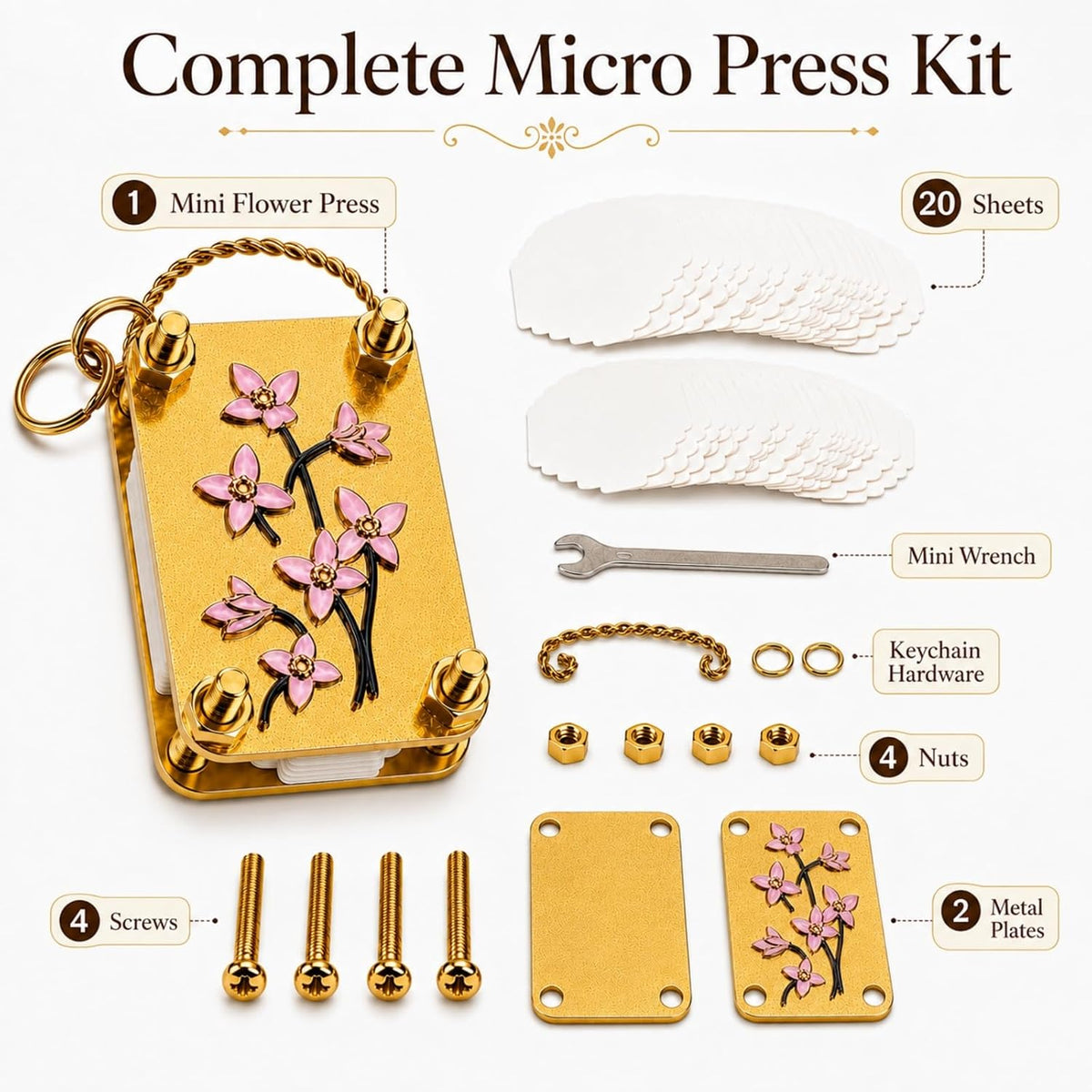 MINICRAFT™ metal flower press