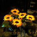 Solar Powered Sunflower Garden Light