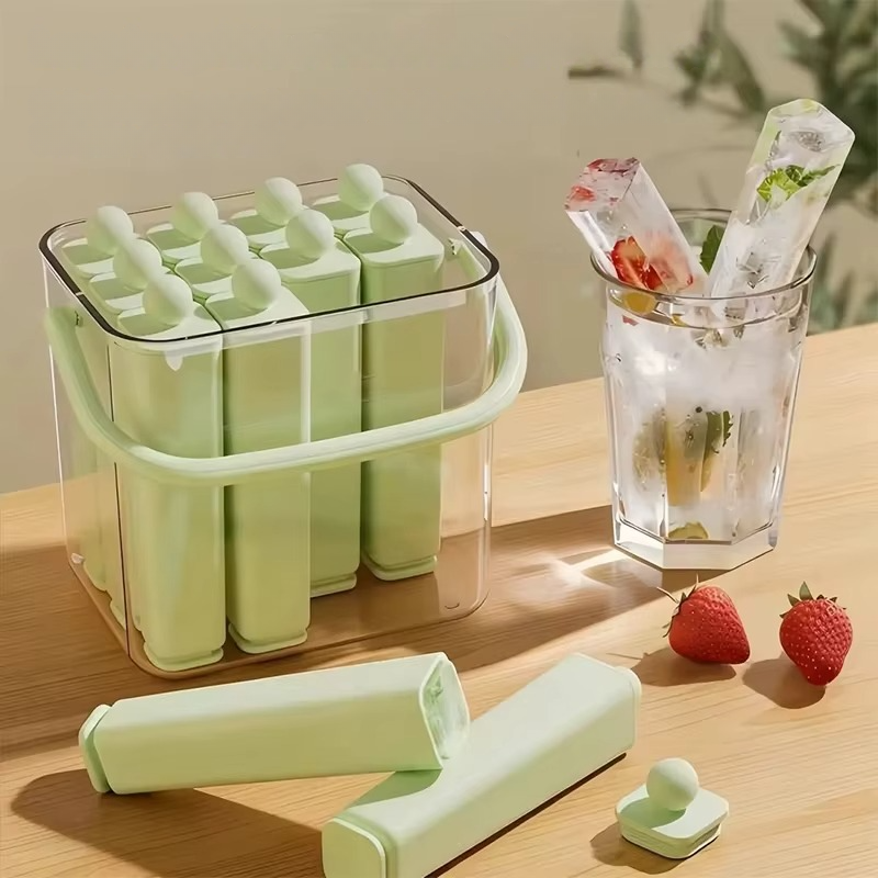 Silicone Popsicle Mold with Lid