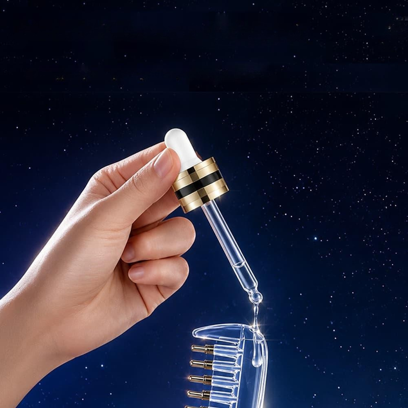 Liquid-Guiding Comb